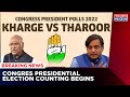 Congress Presidential Pre Poll Counting Begins, Shashi Tharoor vs Mallikarjun Kharge | English News