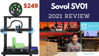 3D Printer review 2021 - Sovol SV01 Part 1, super easy to assemble budget 3D printer under $300