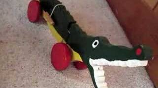 Mr. Wooden Alligator