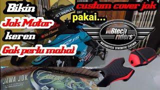 Spesialis Jok motor keren, bisa request motif sesuai selera