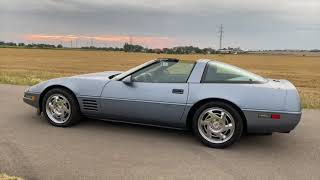 1991 Chevrolet Corvette C4 I SUNSET POV DRIVE