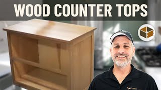 Wood Counter Tops | RTA Cabinet Options