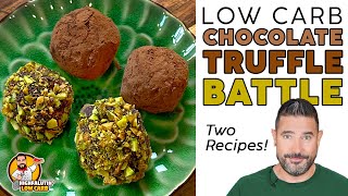 Low Carb CHOCOLATE TRUFFLE Battle - The BEST Keto Chocolate Truffle Recipe!