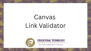 Canvas Link Validator