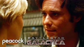 Baltar Tries To Avoid Adama And Roslin | Battlestar Galactica