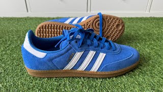 Adidas Originals Samba ADV Blue Shoes Sizing Review - On Feet \u0026 Unboxing ASMR! (4K)