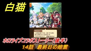 白猫　ホロライブコラボストーリー（後半）　１４話　最終日の暗雲　ガチャキャラ　宝鐘マリン（剣）白銀ノエル（斧）不知火フレア（槍）兎田ぺこら（輝剣）　＃２５　【白猫プロジェクト】