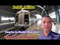 Metro . Delhi metro. Dwarka to Noida . Blue line metro route. Complete Information @fauji bhai vlogs