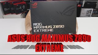 ASUS ROG Maximus Z890 Extreme unboxing