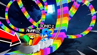 SONIC 2 CONSTRUIT UN GRAND MANÈGE SUR MINECRAFT !