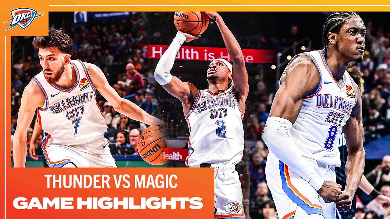 OKC Thunder Vs Orlando Magic | Game Highlights | January 13, 2024 - YouTube