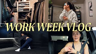 WORK WEEK: sunday reset, closet cleanout, 8 week shred program \u0026 vuori haul!