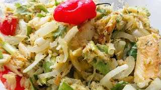 How to Make Saltfish Buljol/Fish Salad