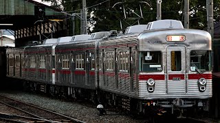 長野びんずる祭りに伴う長野電鉄3500系4連の臨時列車