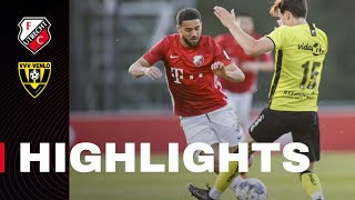 HIGHLIGHTS | Laatste wedstrijd Jong FC Utrecht eindigt in nederlaag 📺