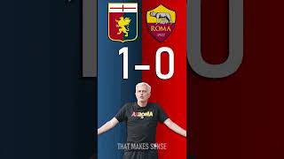 Genoa C.F.C. vs AS Roma : Serie A Score Predictor - hit pause or screenshot