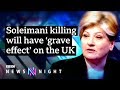 Emily Thornberry: ‘There must be no war’ with Iran - BBC Newsnight