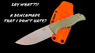 MAYBE I HATE IT JUST A WEE BIT 🤣 THE BENCHMADE STEEP COUNTRY FIXED BLADE EDC KNIFE 🇺🇸🦋⚔️