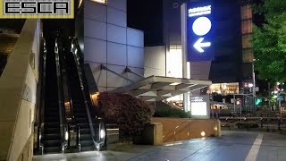 六本木ヒルズ 外エスカレーター 1F-2F往復　roppongi hills Escalator