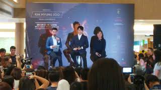 170922 Kim Myungsoo Press Conference in Singapore - Talking