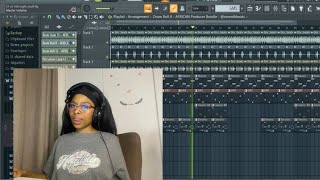 Making an AYRA STARR 💫 type BEAT - FL Studio tutorial 🍊