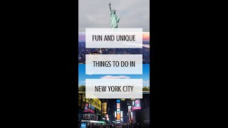 FUN AND UNIQUE THINGS TO DO IN NEW YORK CITY #Shorts #Travelvlog #Nature #Roadtrip #NewyorkCity