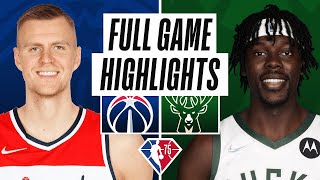 Washington Wizards vs. Milwaukee Bucks Full Game Highlights | March 24 | 2022 NBA Season
