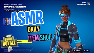 ASMR Fortnite RARE Wavebreaker Skin Is Back! Daily Item Shop 🎮🎧 Relaxing Whispering 😴💤