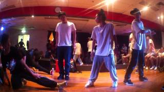 090214 FUNKon! Vol. 2 | Vincent, Patrick, Students and Dirty G?: Popping\u0026Locking Showcase