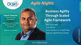 Business Agility through Scaled Agile Framework