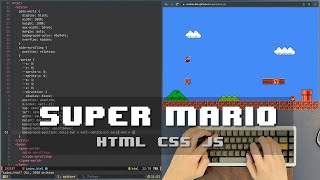 ASMR Programming: SuperMario with HTML and Javascript - No Talking