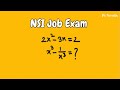 Bangladesh | NSI Job Exam | Math Olympiad | Mathstricks | Maths | Pi Nerds