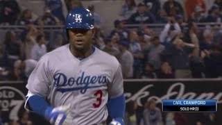 LAD@SD: Crawford crushes solo homer, extends lead