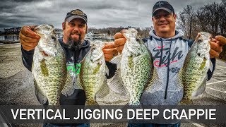 Vertical Jigging Big Winter Crappie Deep With Tubes