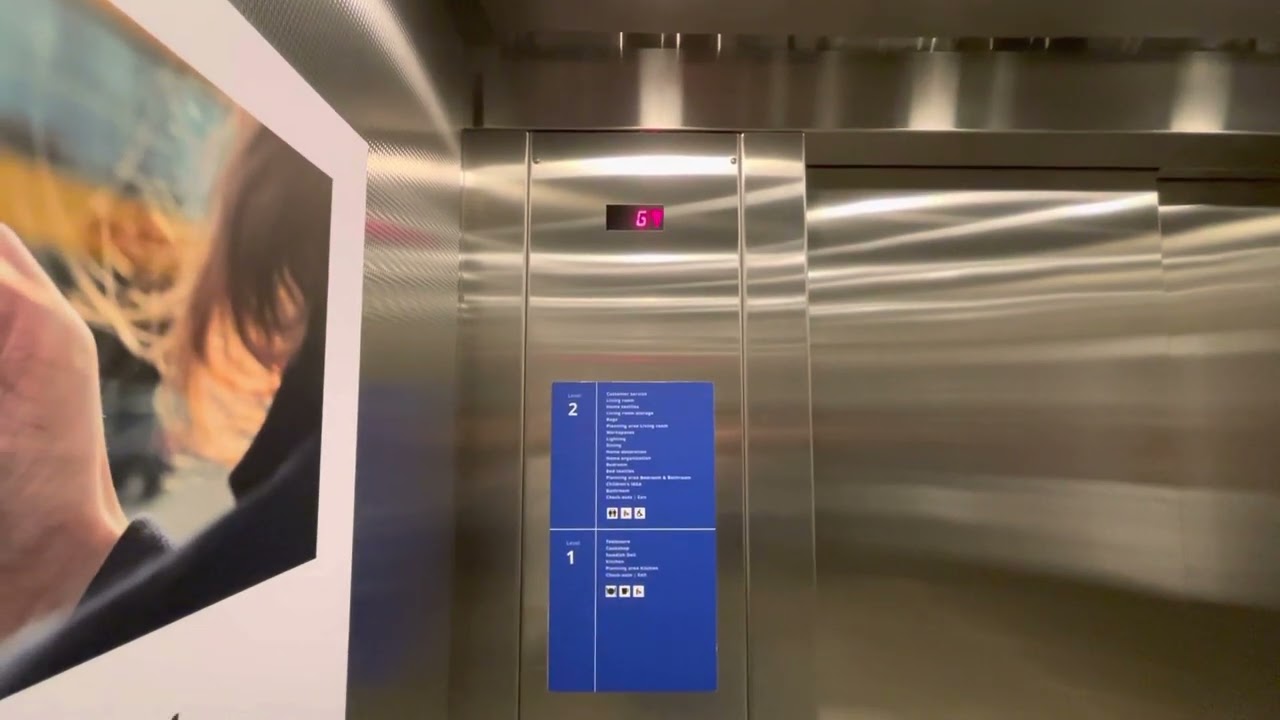 Schindler 330a Hydraulic Elevator At Ikea Downtown Toronto On Youtube