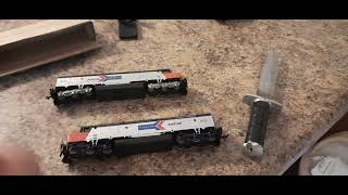 Unboxing A Athearn Fp45 Amtrak Ho Diesel Engine Doubleheader