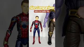 SIZE COMPARISON: Mafex Iron Spider-Man #mafex #spidermannowayhome  #spiderman