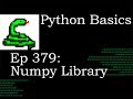 Python Basics Numpy Library