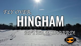 Hingham MA after Blizzard- Above New England