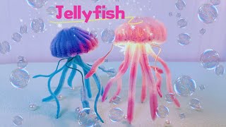 Jellyfish DIY - How to make cute Jellyfish with pipe cleaner-KESA DIY