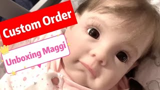 CUSTOM ORDER Maggi by Natali Blick Unboxing - Reborn Baby Girl