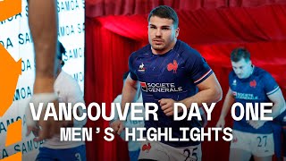 Antoine Dupont makes SVNS debut! Vancouver HSBC SVNS Day One Men's Highlights