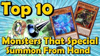 Top 10 Monsters That Special Summon Themselves From The Hand in YuGiOh