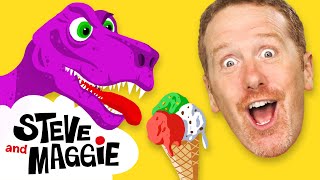 Ice Cream and Dinosaur Safari Play from Steve and Maggie for Kids | Speak Englis