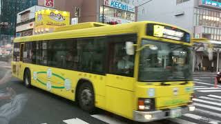 奈良バス 車窓 近鉄奈良駅→JR奈良駅/ 1系統(市内循環内回り) 近鉄奈良駅1716発