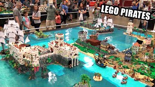 Massive LEGO Pirate Harbor Battle Built By 10 People!