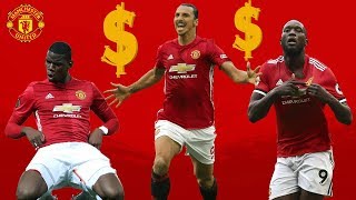 The highest salaries of Manchester United's Player 2017/2018 (Weekly Wages)