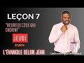 Leçon 7 - Notre témoignage de Jésus / JEUDI