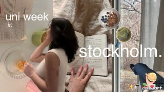 stockholm diaries 💌 uni week of a PolSci student at stockholm university 🏹 uni vlog