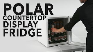 Polar Countertop Display Fridge 46Ltr White (DM071)